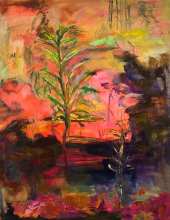 Kreikkalainen kasvi  <br>öljy kankaalle, 2004  89 x 116