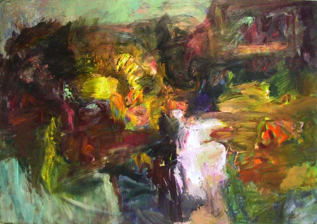 Tuliohdake  <br>öljy levylle, 2004 122 x 90