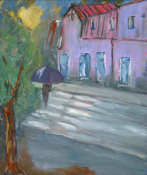 Elokuinen sade  <br>öljy, 2005