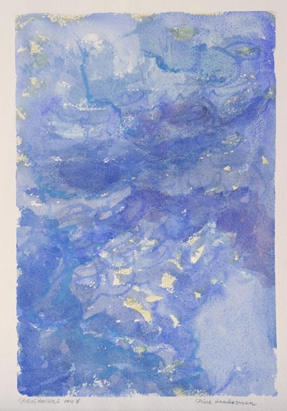 Pilvitaivas  <br>akvarelli 1997