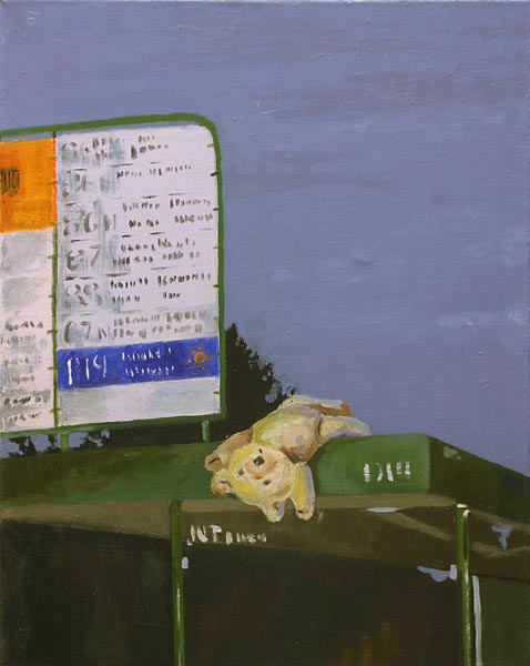 Hylätty  <br>öljy kankaalle, 2005  50 x 61 cm