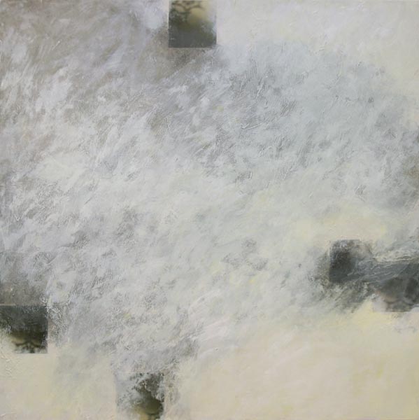 Keskeneräisiä asioita  <br>akryyli, digivedokset, 2007			100 x 100 cm
