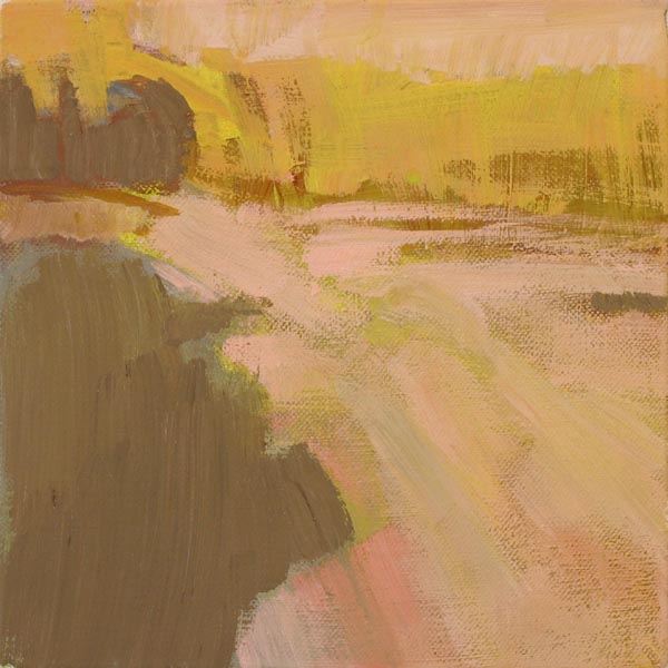 Joki pukeutuu vaaleanpunaiseen  <br>tempera 2007