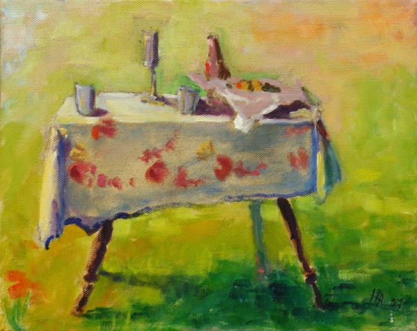 Lounaan jäljiltä  <br>öljy  2007