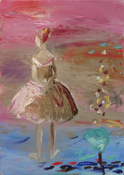 Kaipaus  <br>öljy kankaalle 46 x 65  cm, 2007