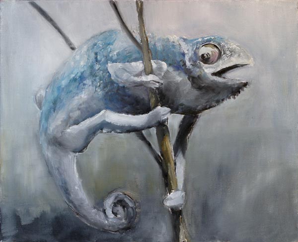 Sopeutuja  <br>öljy kankaalle 2006, 46 x 55 cm