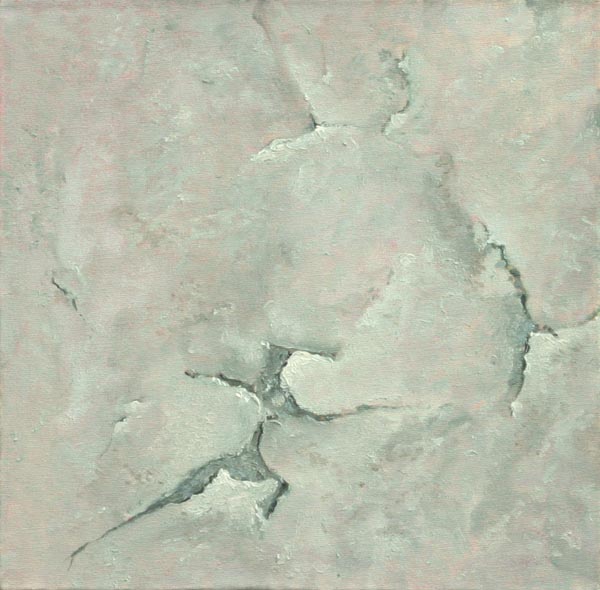 Ajan hampaissa  <br>öljy, 30x30 cm 