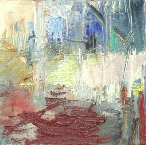 Kevät  <br>öljy, 20x20 cm 