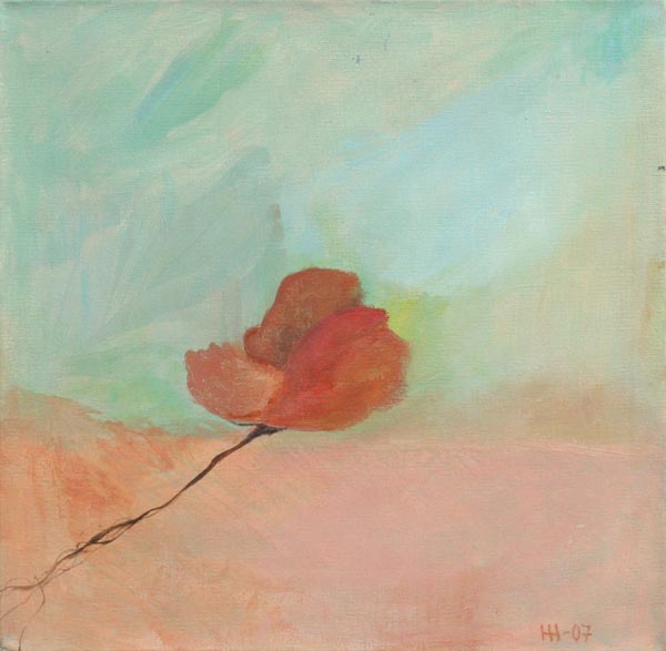 Unikko  <br>akryyli, 30x30 cm  