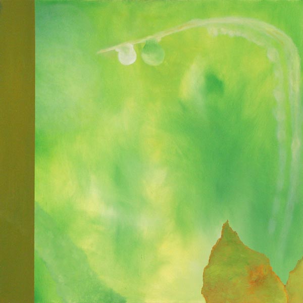 Pari pisaraa  <br>öljy 2007, 		90 x 90 cm