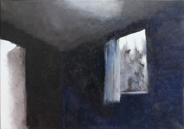 Uneen aika vaipuu  <br>öljy kankaalle 2008