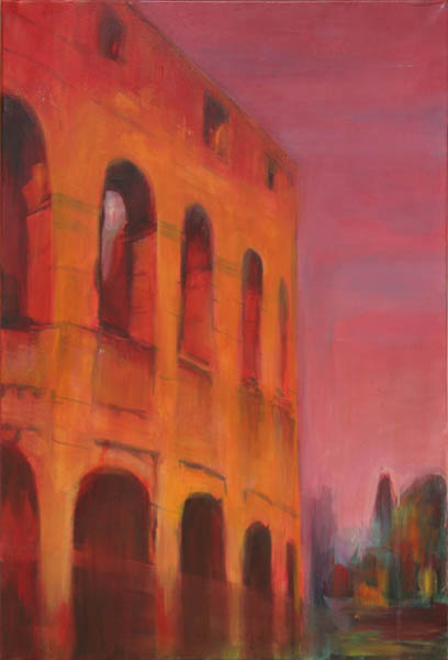 Colosseum 2  <br>öljy 2009, 	50 x 70 cm