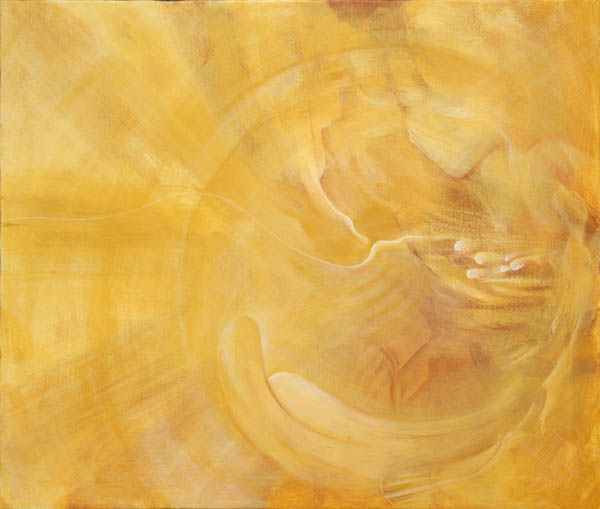 Kirkas, vilpitön  <br>sekatekniikka 2008, 60 x 73cm