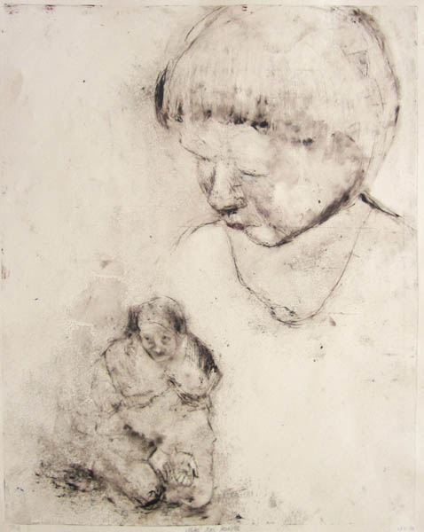 Miks toi kerjää  <br>grafiikka, kuivaneula	2010