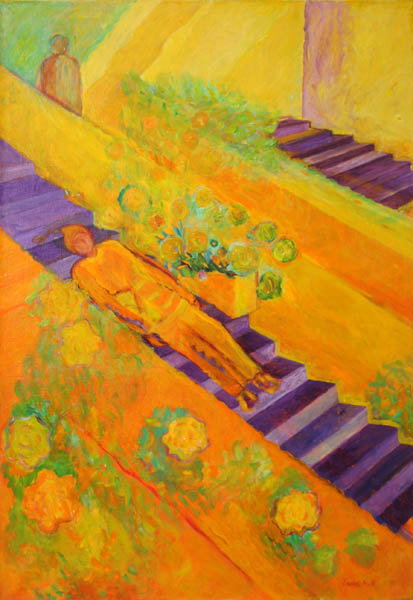 Kirkas  <br>öljy kankaalle 2006, 	100 x 70