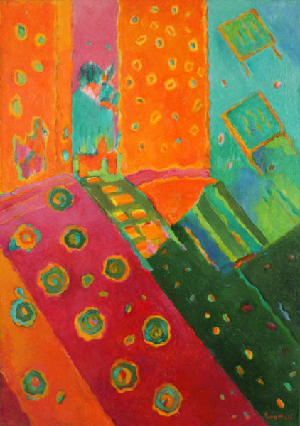Nocturne  <br>öljy kankaalle 2009, 	100 x 70