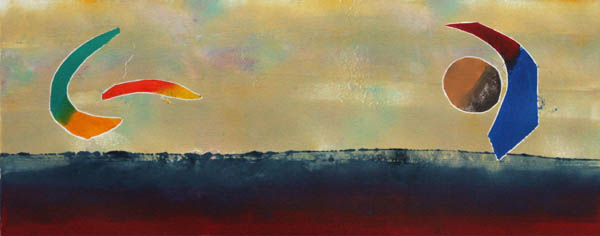 Kohtaaminen  <br>monotypia 2010