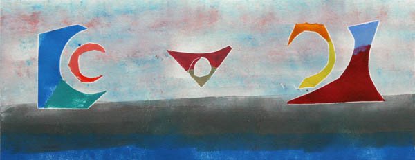 Välittäjä-II  <br>monotypia 2010