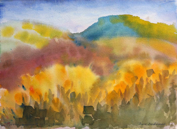 Tyräkki  <br>akvarelli 2010