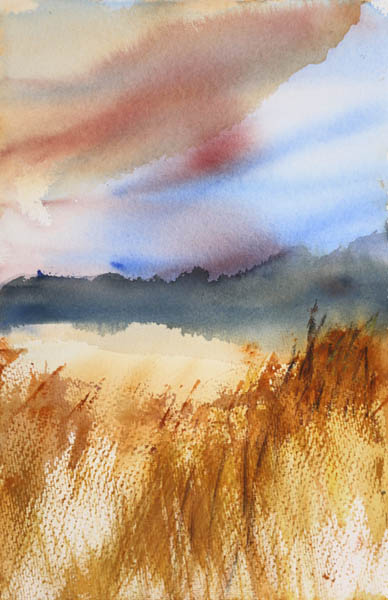 Illan värit<br>  akvarelli 2011