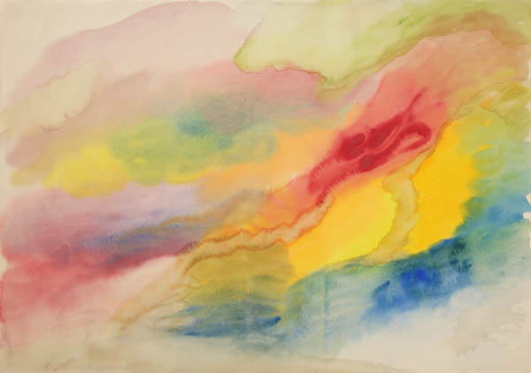 Ilon luominen<br>  akvarelli 2012