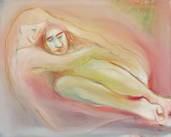 Tule syliin, minä rakastan<br>  öljy kankaalle 2015