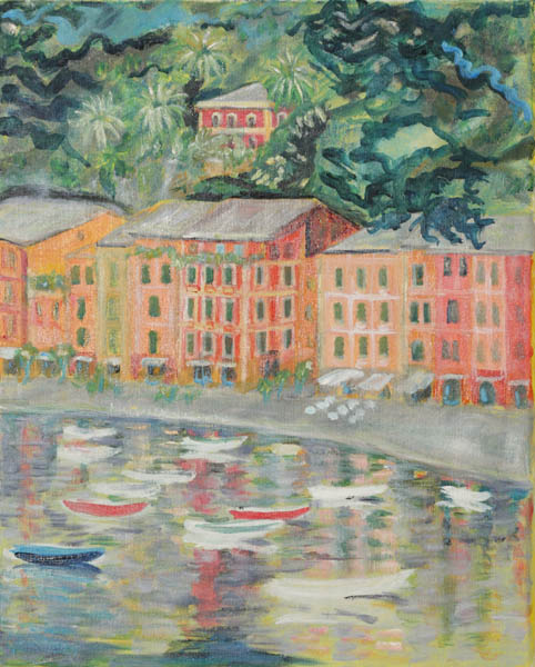 Portofino - hieno satama<br>  öljy 2015